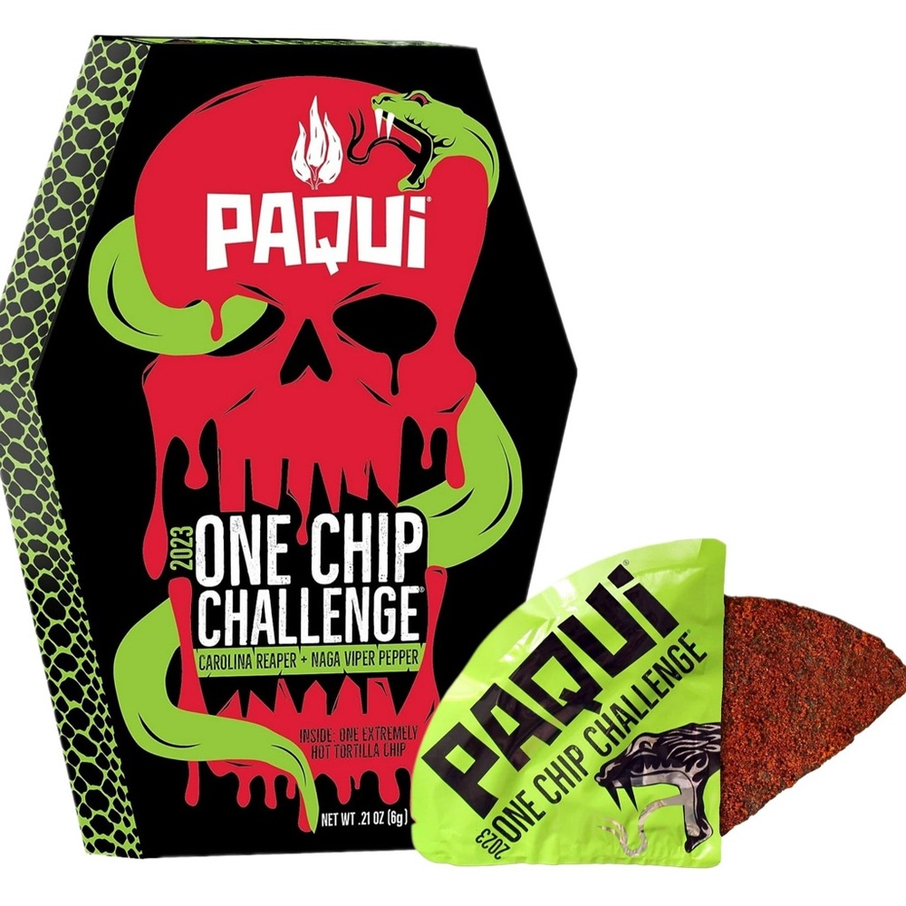 NEW Paqui Chip 2023, Carolina Reaper & Naga Viper Spicy, Spiciest Chip On Earth